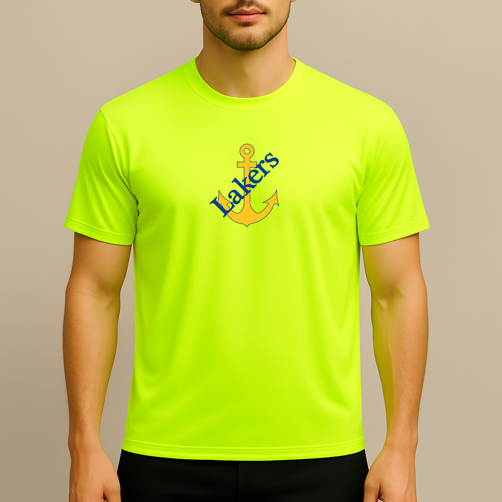 Men's Lake Superior State Lakers Logo Polyester T-Shirt