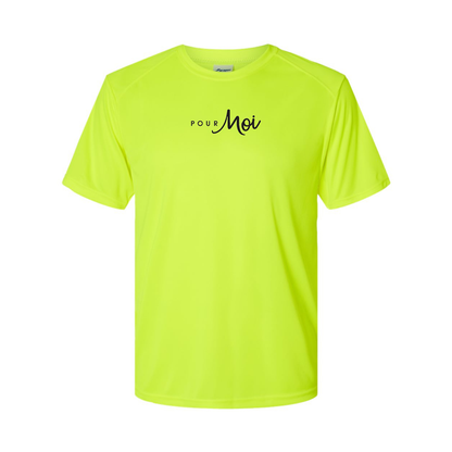 Men's   Pour Moi Logo  Performance T-Shirt