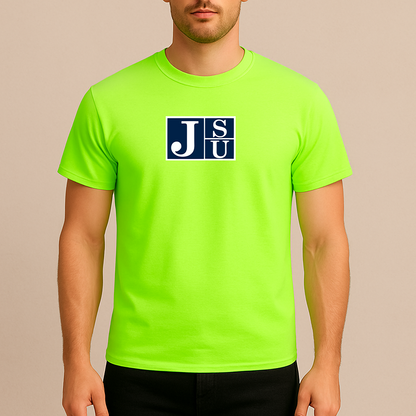 Men's Jackson State Tigers Logo Cotton T-Shirt