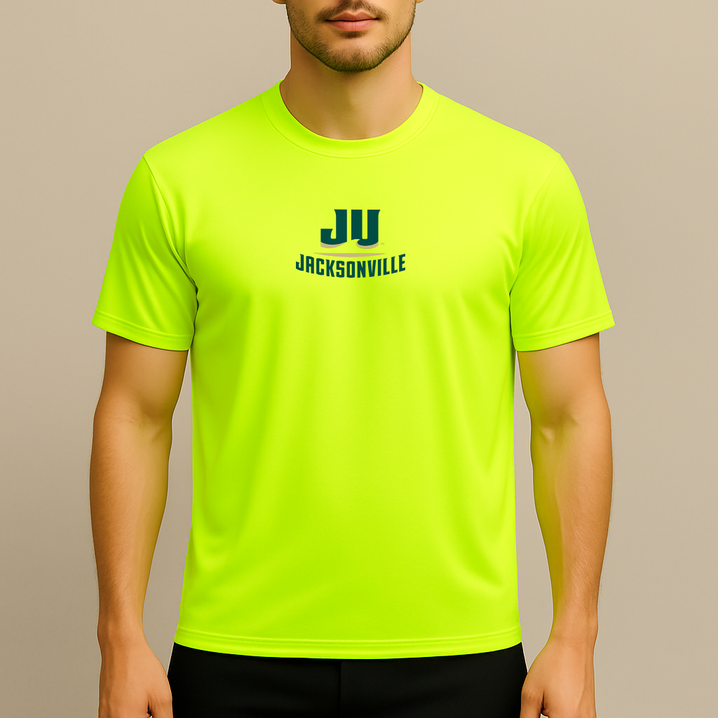 Men's Jacksonville Dolphins Logo Polyester T-Shirt