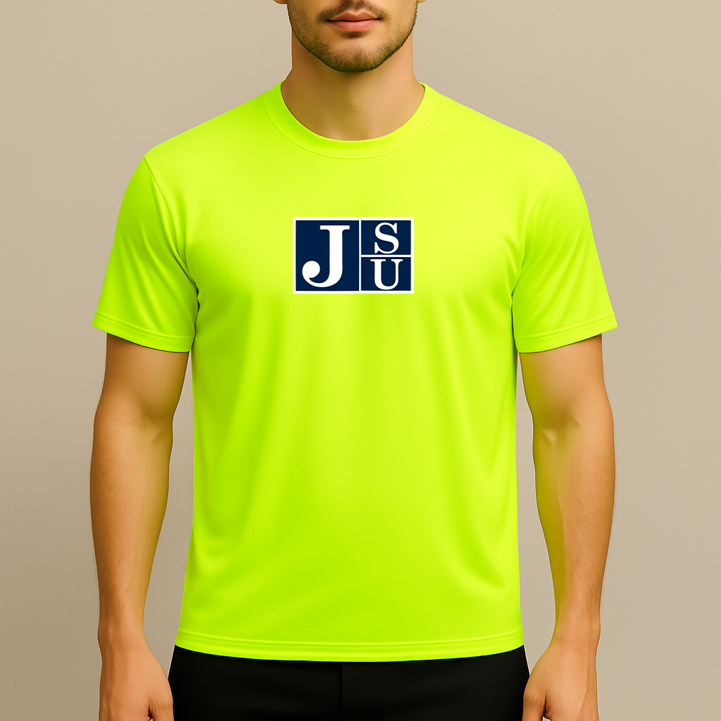 Men's Jackson State Tigers Logo Polyester T-Shirt