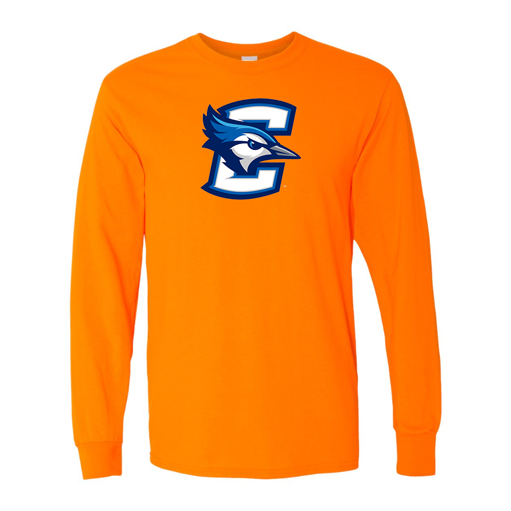 Men's Creighton Bluejays  Gildan Heavy Cotton Long Sleeve T-Shirt