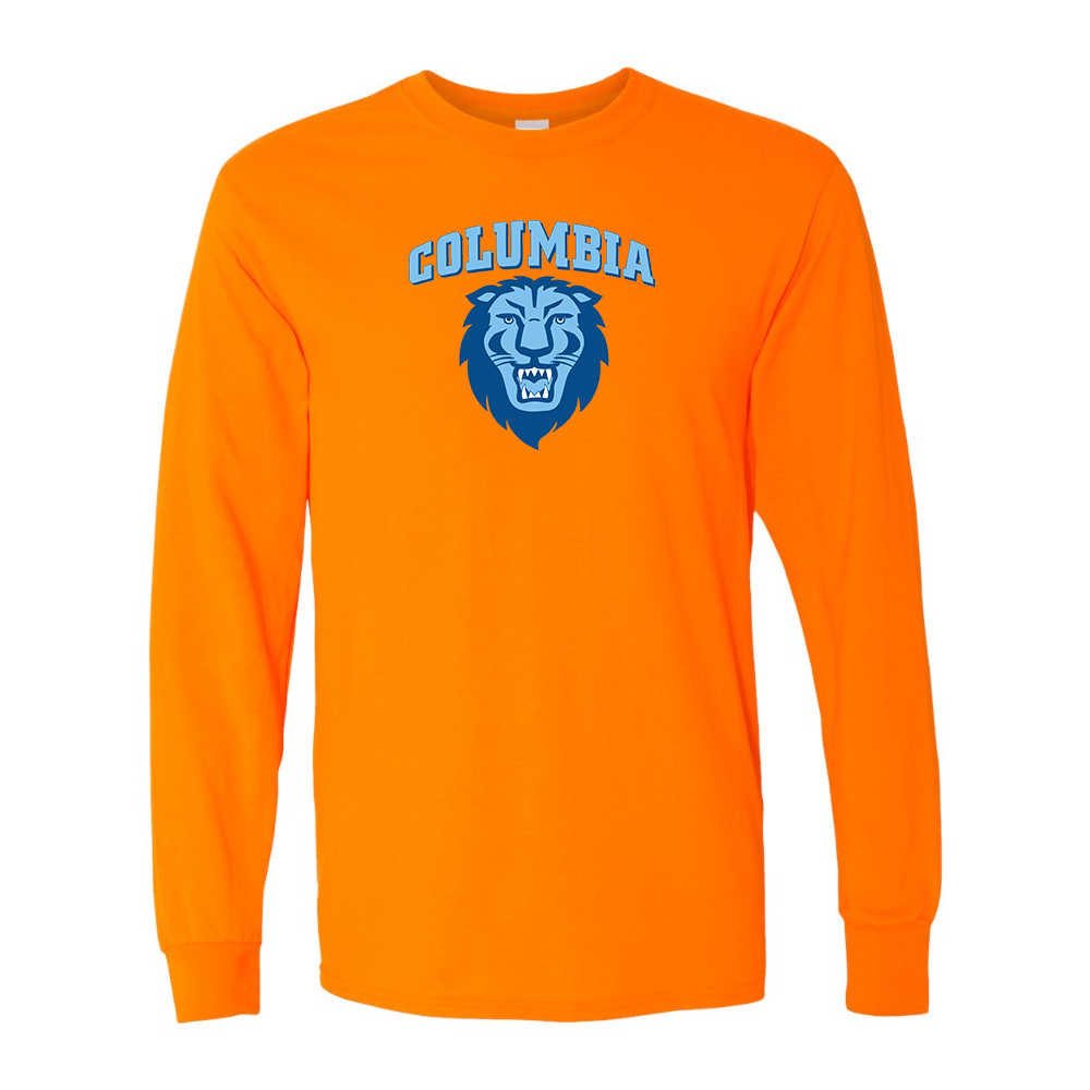 Men's Columbia Lions Gildan Heavy Cotton Long Sleeve T-Shirt
