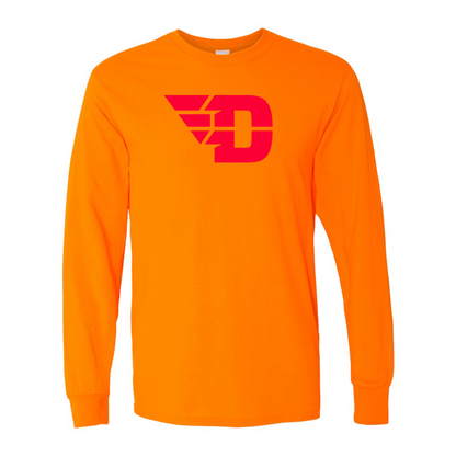 Men's Dayton Flyers Gildan Heavy Cotton Long Sleeve T-Shirt