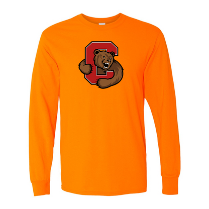 Men's Cornell Big Red Gildan Heavy Cotton Long Sleeve T-Shirt