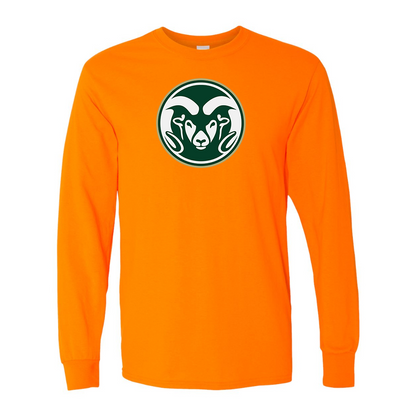 Men's  Colorado State Rams Gildan Heavy Cotton Long Sleeve T-Shirt