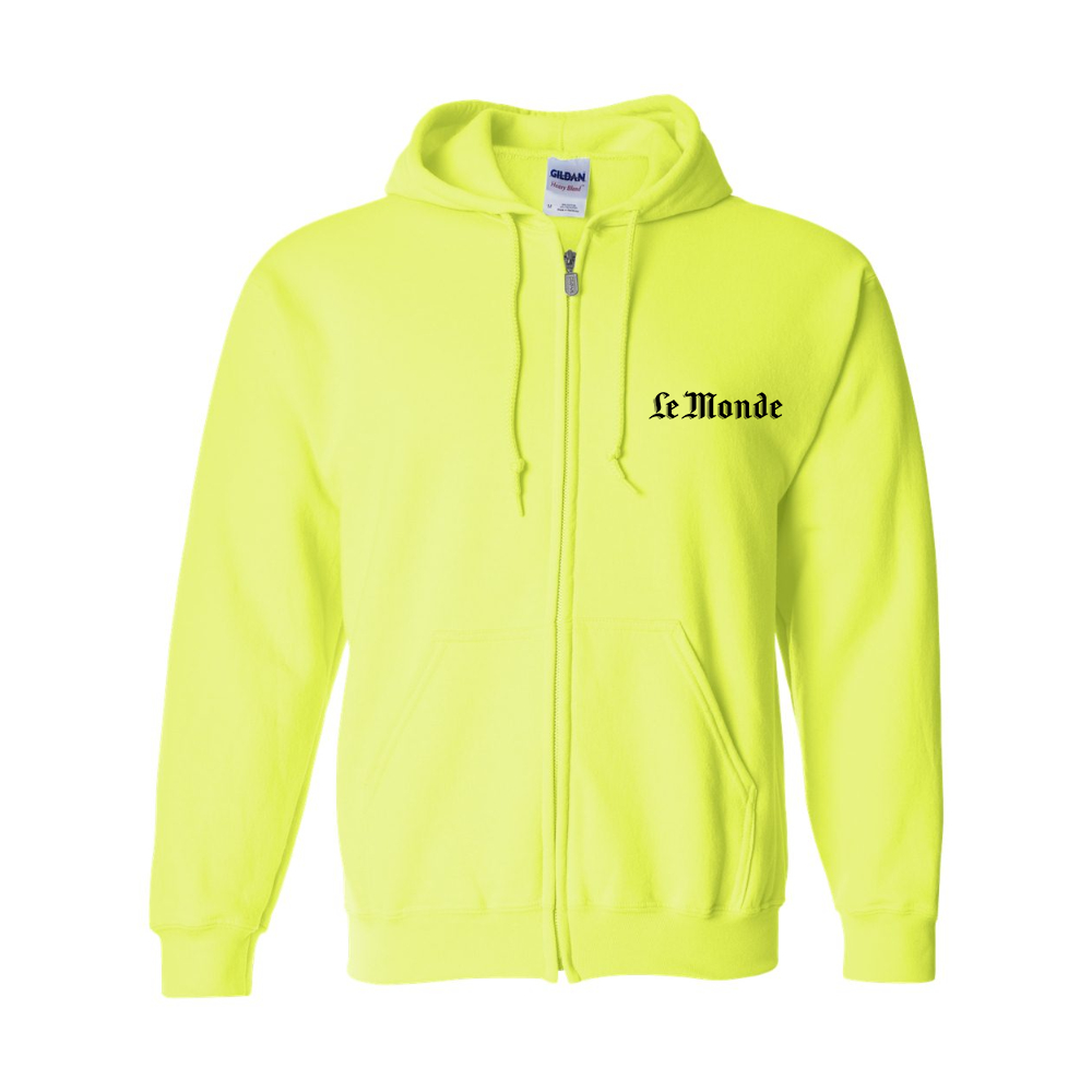 Men's Le Monde  Gildan  Heavy Blend Full Zip Hooded Sweatshirt
