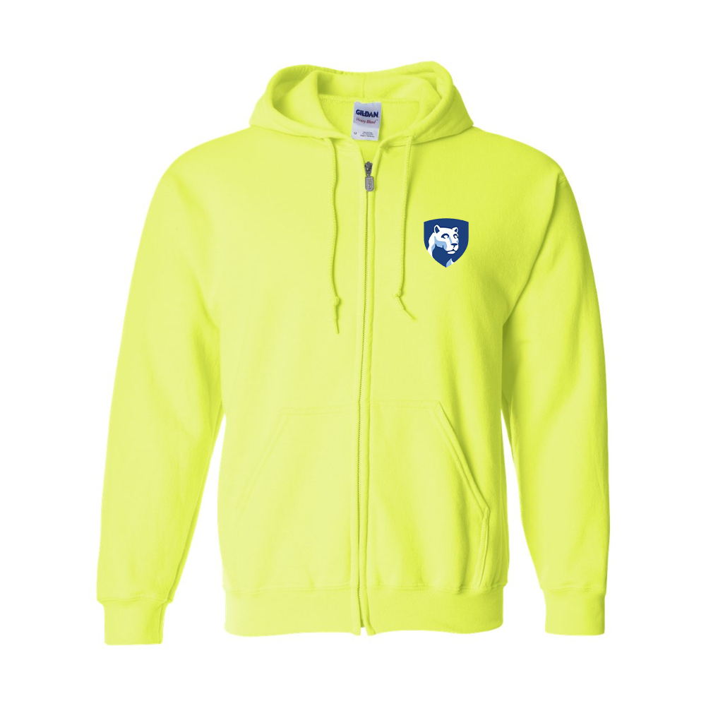 Men's Penn State Symbol Gildan  Heavy Blend Full Zip Hooded Sweatshirt