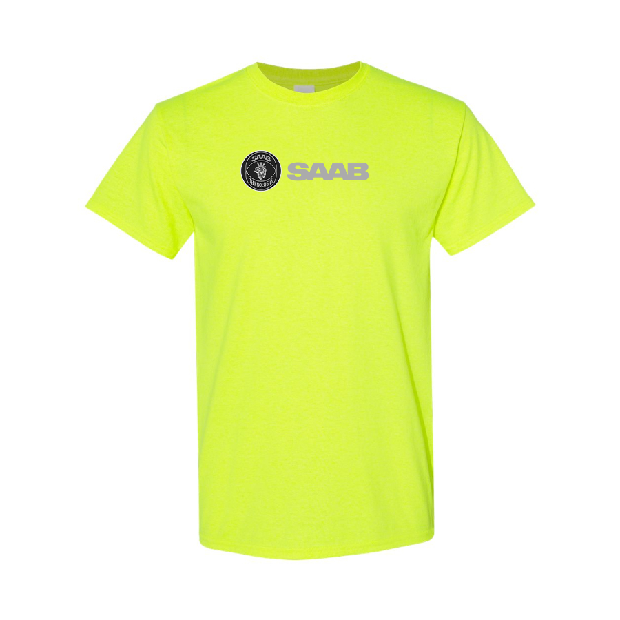 Men's Saab Logo Cotton T-Shirt
