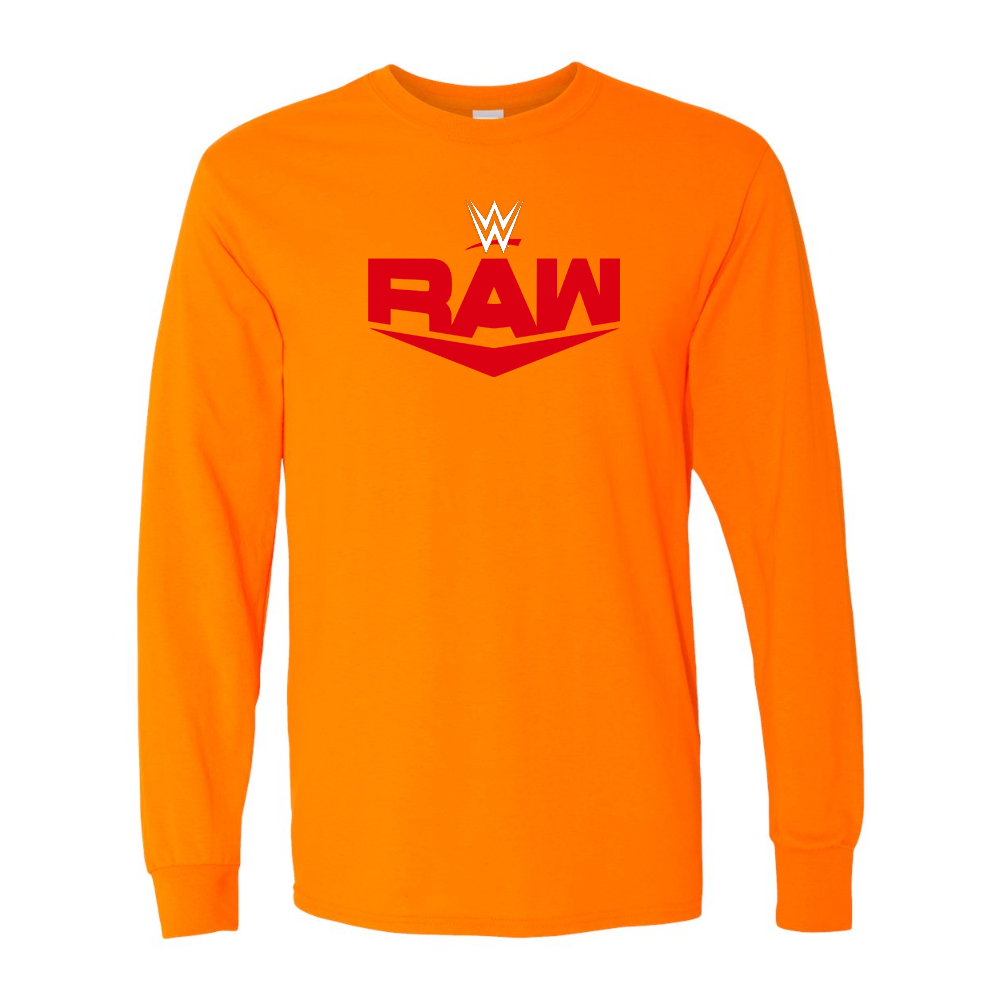 Men's  WWE Raw  Gildan Heavy Cotton Long Sleeve T-Shirt