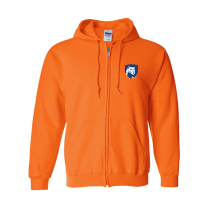 Men's Penn State Symbol Gildan  Heavy Blend Full Zip Hooded Sweatshirt