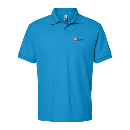 Men's  Brown University Dry Blend Jersey Polo