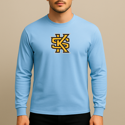Men's Kennesaw State Owls Logo Long Sleeve T-Shirt