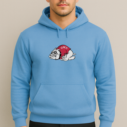 Men's Gardner Webb Bulldogs Logo Pullover Hoodie