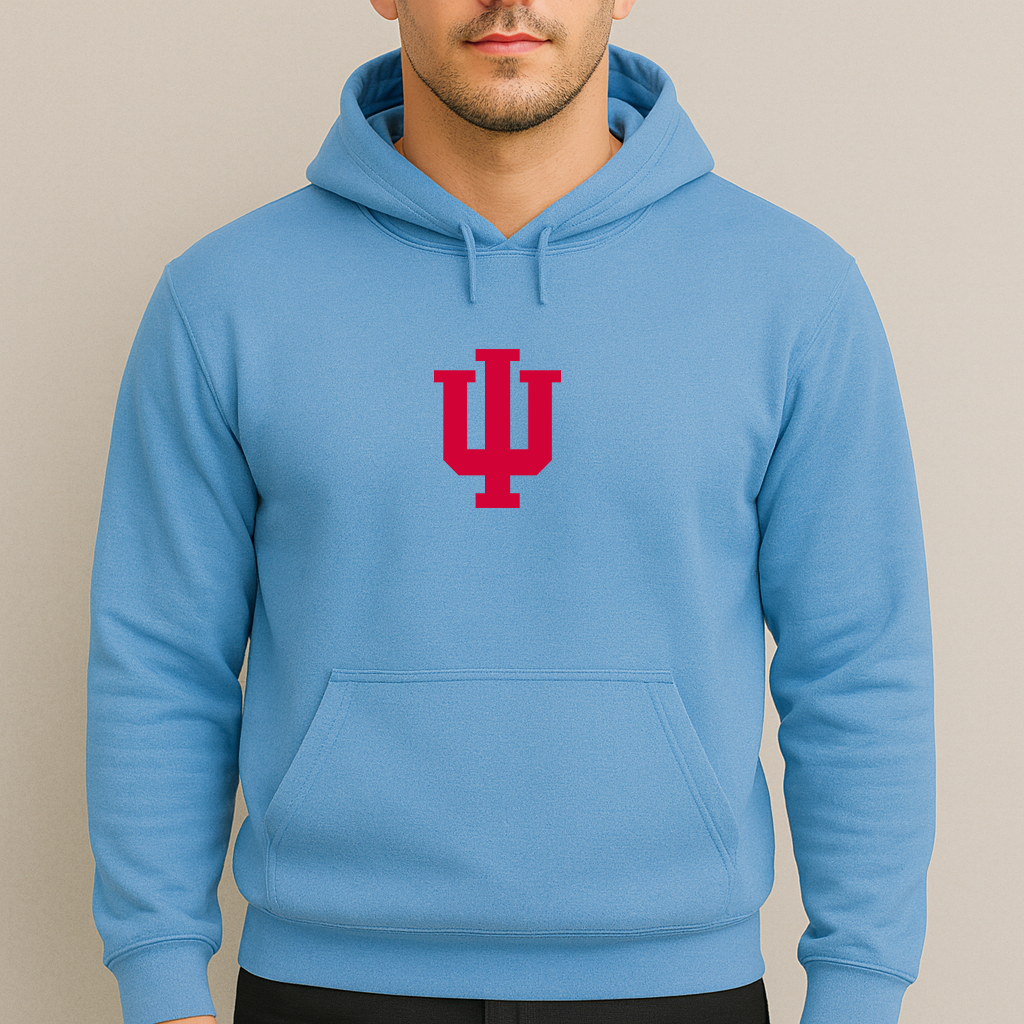 Men's Indiana Hoosiers Logo Pullover Hoodie
