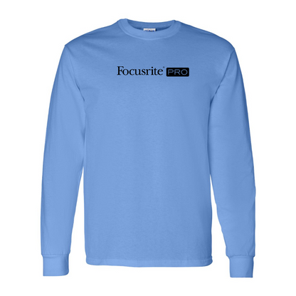 Men's Focusrite Logo Cotton Long Sleeve T-Shirt