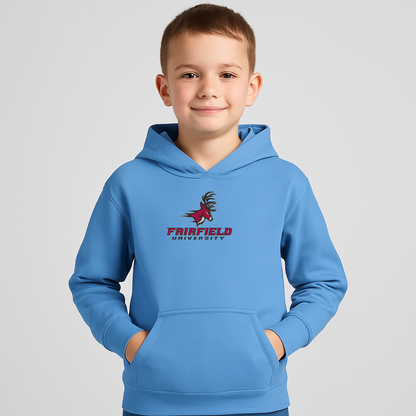 Youth Fairfield Stags Logo Pullover Hoodie