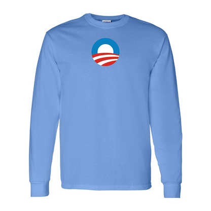 Youth Obama Logo Cotton Long Sleeve T-Shirt