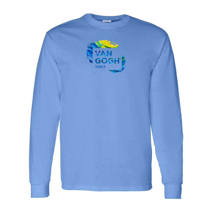 Men's Van Gogh Logo Cotton Long Sleeve T-Shirt