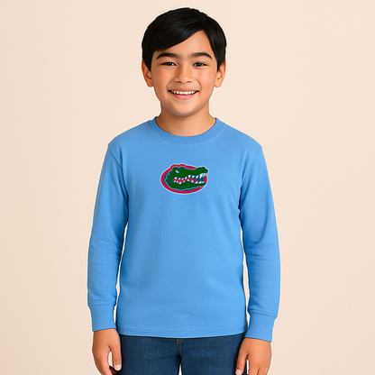 Youth Florida Gators Logo Cotton Long Sleeve T-Shirt