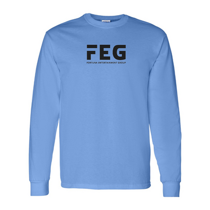 Men's FEG Logo Cotton Long Sleeve T-Shirt