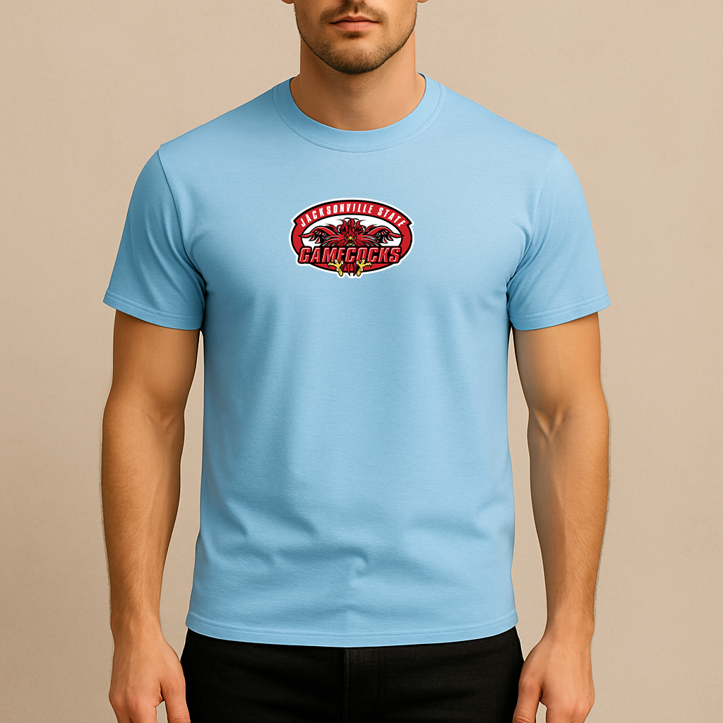 Men's Jacksonville State Gamecocks Logo Cotton T-Shirt