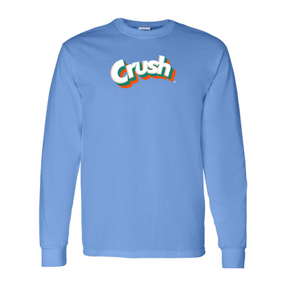 Men's Crush Logo Cotton Long Sleeve T-Shirt