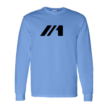 Men's BAC Logo Cotton Long Sleeve T-Shirt
