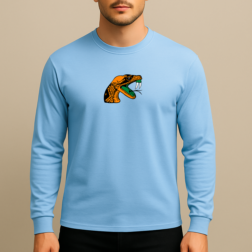 Men's Florida AM Rattlers Logo Long Sleeve T-Shirt