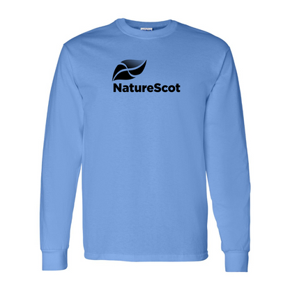 Men's Nature Scot  Logo Cotton Long Sleeve T-Shirt