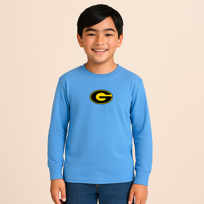 Youth Grambling State Tigers Logo Cotton Long Sleeve T-Shirt
