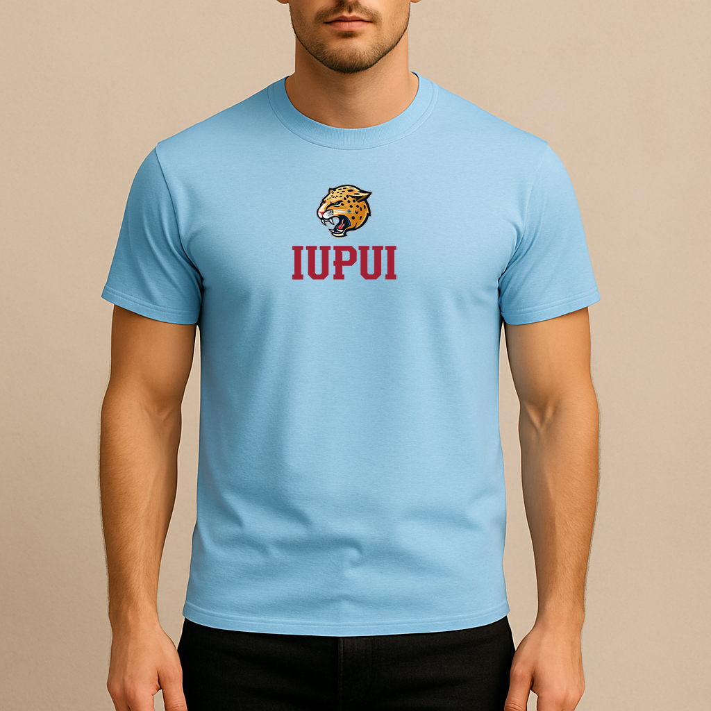 Men's IUPUI Jaguars Logo Cotton T-Shirt