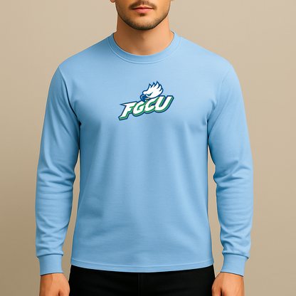 Men's Florida Gulf Coast Eagles Logo Long Sleeve T-Shirt