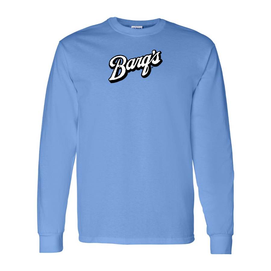 Men's Barqs Logo Cotton Long Sleeve T-Shirt