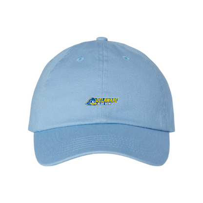 Delaware Blue Hens Valucap Adult Bio-Washed Classic Dad Hat