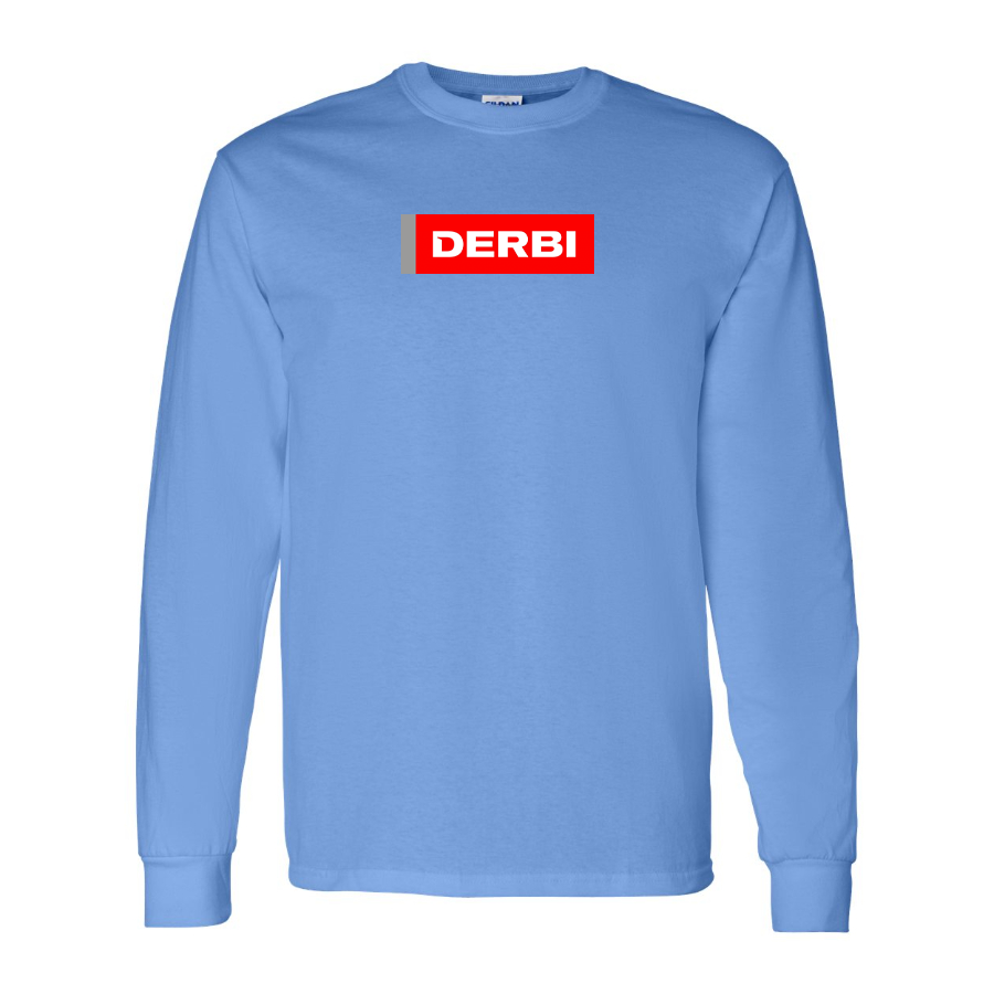 Men's Derbi Logo Cotton Long Sleeve T-Shirt