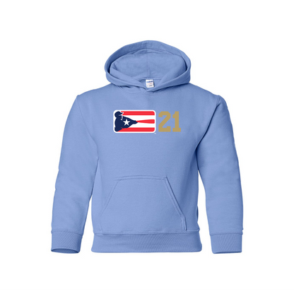 Youth  Liga de Beisbol Profesional Roberto Clemente Logo Pullover Hoodie