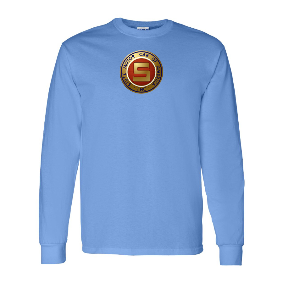 Men's Stutz Motor Company Logo Cotton Long Sleeve T-Shirt