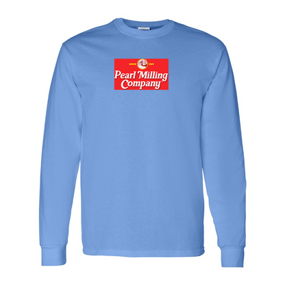 Men's Aunt Jemima Logo Cotton Long Sleeve T-Shirt
