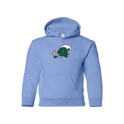 Youth Tulane Green Wave Logo  Pullover Hoodie