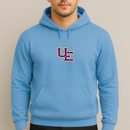 Men's Evansville Purple Aces Logo Pullover Hoodie