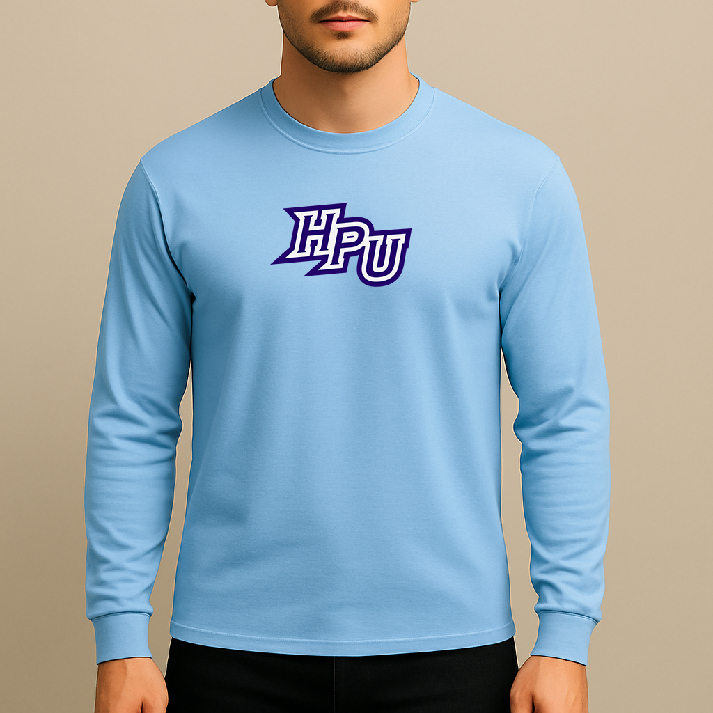 Men's High Point Panthers Logo Long Sleeve T-Shirt