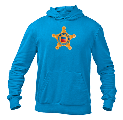 Men's Secret Service Star Logo  Pullover Hoodie