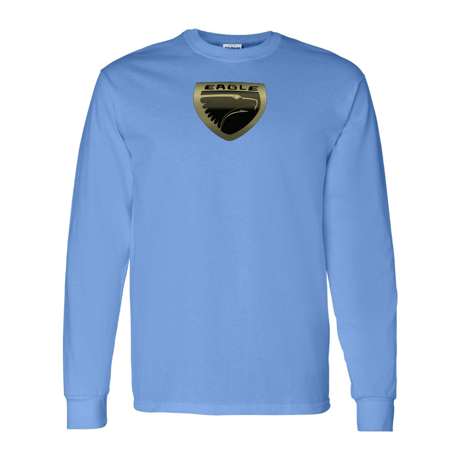 Men's Eagle Logo Cotton Long Sleeve T-Shirt