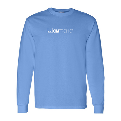 Men's Clatronic Logo Cotton Long Sleeve T-Shirt