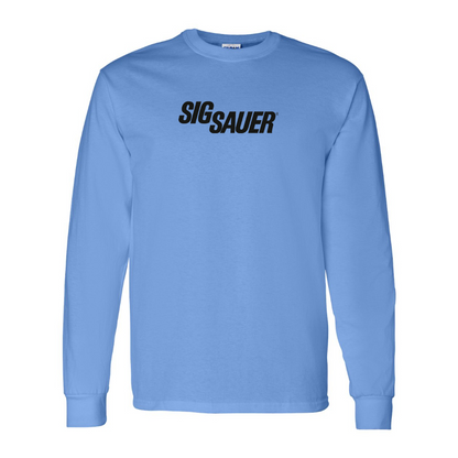 Men's Sig Sauer Logo Cotton Long Sleeve T-Shirt