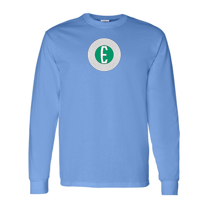 Men's Edsel Logo Cotton Long Sleeve T-Shirt