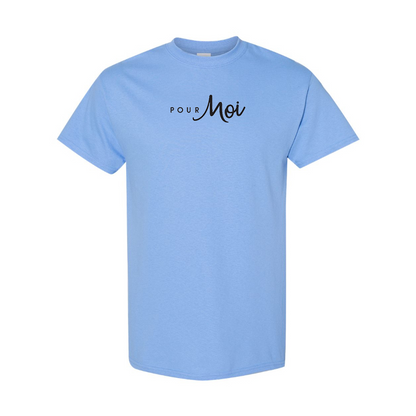 Men's Pour Moi Logo Cotton T-Shirt