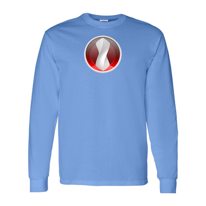 Men's Devon Motorworks Logo Cotton Long Sleeve T-Shirt
