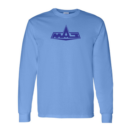 Men's MAZ Logo Cotton Long Sleeve T-Shirt